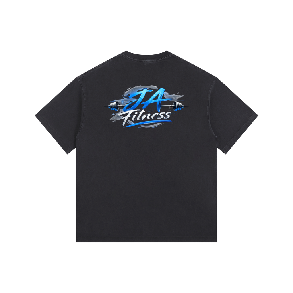 Vintage Oversized blue logo T-Shirt