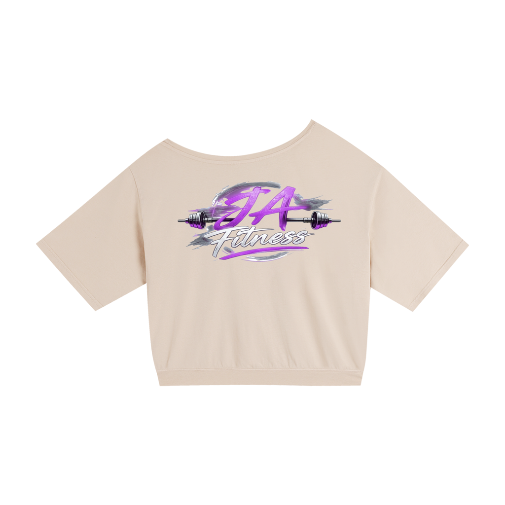 Asymmetric Shoulder Oversized T-Shirt