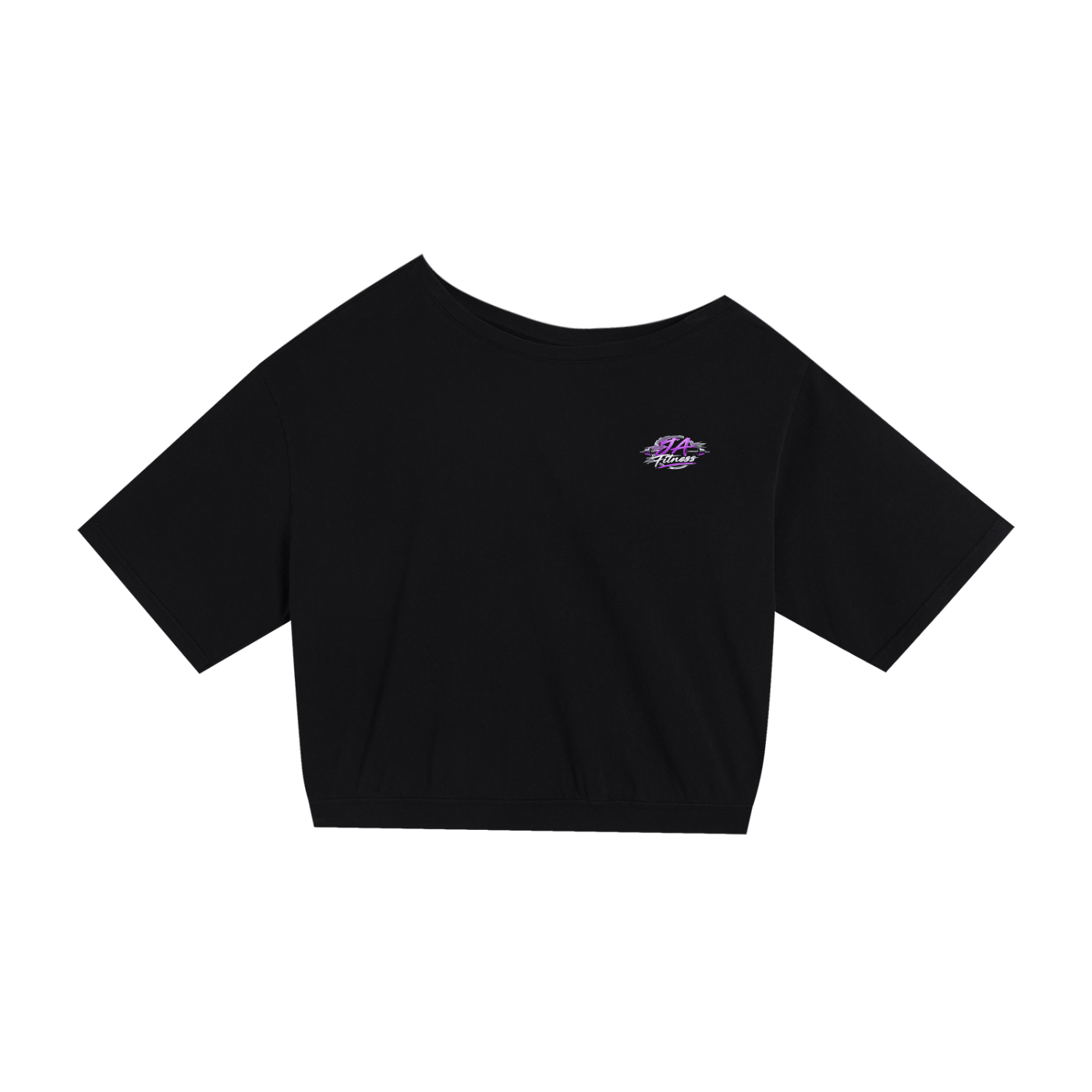 Asymmetric Shoulder Oversized T-Shirt