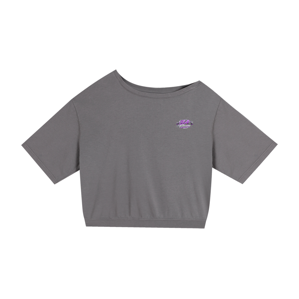 Asymmetric Shoulder Oversized T-Shirt